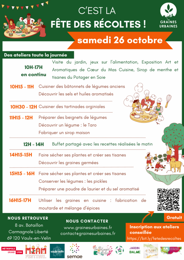 Fête des récoltes-programme